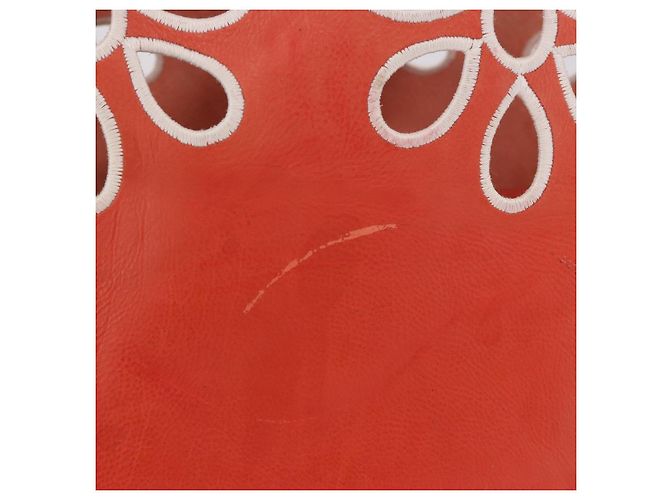 Céline CELINE Tote Bag Leder Orange Auth bs35811A - Ansicht 4