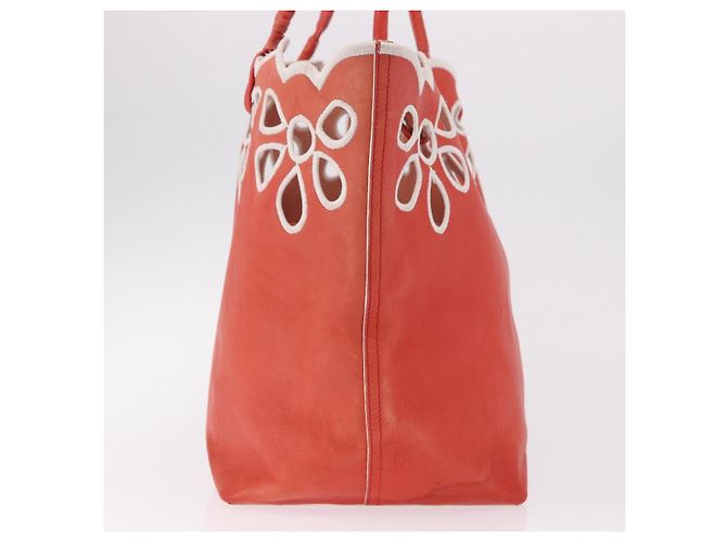 Céline CELINE Tote Bag Leder Orange Auth bs35811A - Ansicht 6