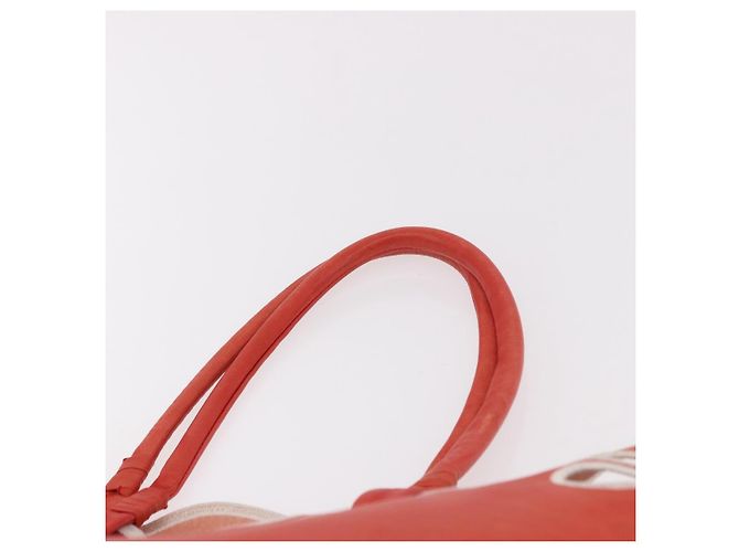 Céline CELINE Tote Bag Leder Orange Auth bs35811A - Ansicht 9