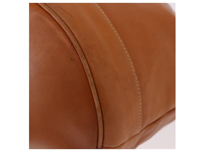 Céline Borsa a coulisse CELINE Triomphe in pelle marrone Auth 190563 - vista 12