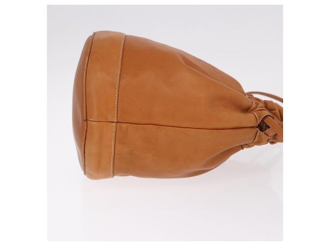 Céline Borsa a coulisse CELINE Triomphe in pelle marrone Auth 190563 - vista 4