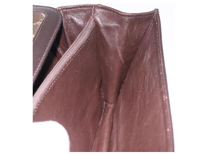 Céline Borsa a Spalla CELINE C Saluki Marrone Oro Auth bs35956 D'oro - vista 24