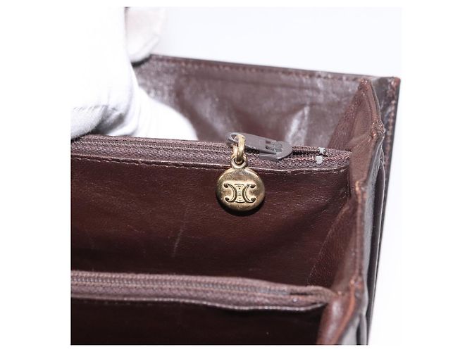 Céline Borsa a Spalla CELINE C Saluki Marrone Oro Auth bs35956 D'oro - vista 26