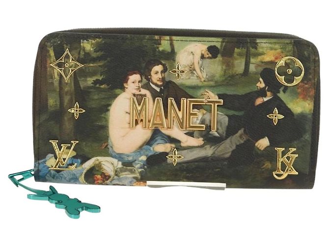 LOUIS VUITTON Masters Collection MONET Zippy Wallet M64602 LV Auth 190234SM Monogramm - Ansicht 2