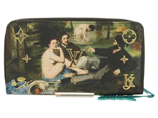 LOUIS VUITTON Masters Collection MONET Zippy Wallet M64602 LV Auth 190234SM Monogramm - Ansicht 3