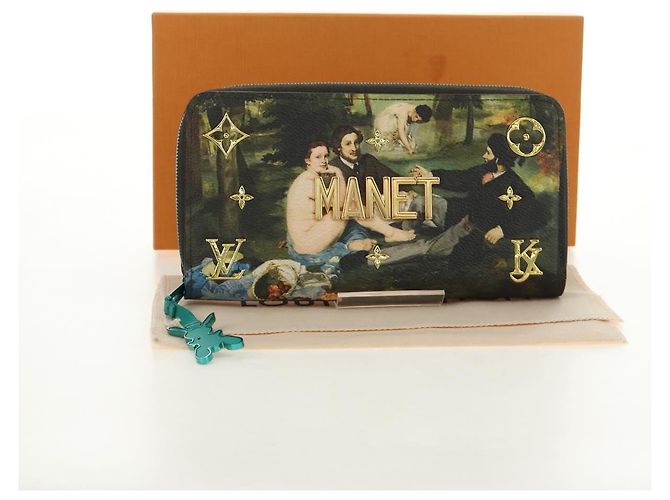 LOUIS VUITTON Masters Collection MONET Zippy Wallet M64602 LV Auth 190234SM Monogramm - Ansicht 32