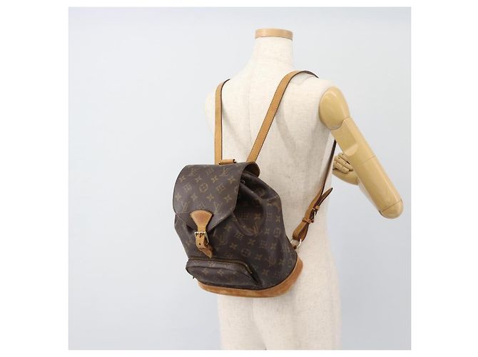 ZAINO LOUIS VUITTON Monogram Montsouris MM M51136 LV Auth 189280 Monogramma - vista 24