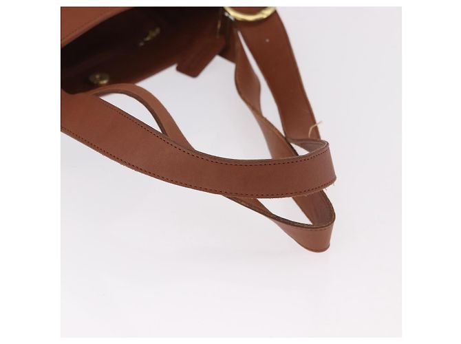 Borsa Tote Coach in pelle marrone oro Auth 190783 D'oro - vista 7