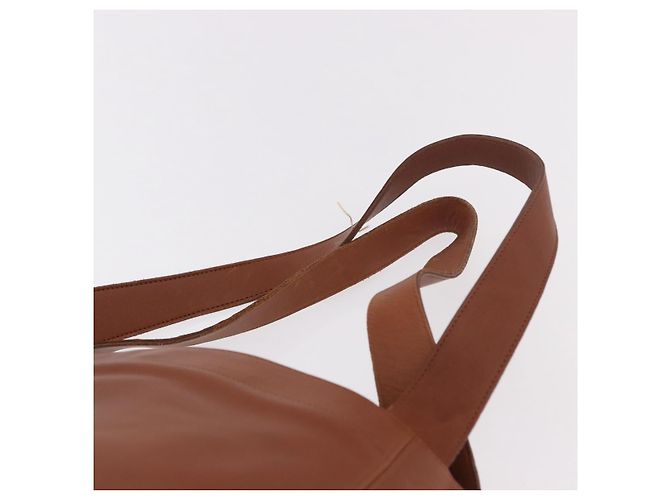 Borsa Tote Coach in pelle marrone oro Auth 190783 D'oro - vista 8