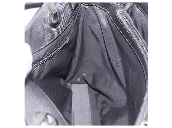 GUCCI Bamboo Canvas Tote Bag Schwarz Silber 002 1016 Auth 187874 - Ansicht 18