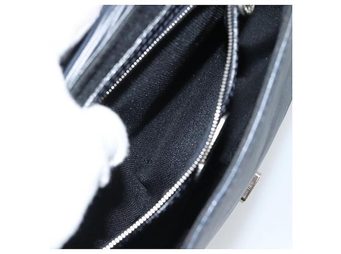 Borsa a Spalla FENDI in Pelle Blu Navy e Argento Auth ep14920A - vista 20