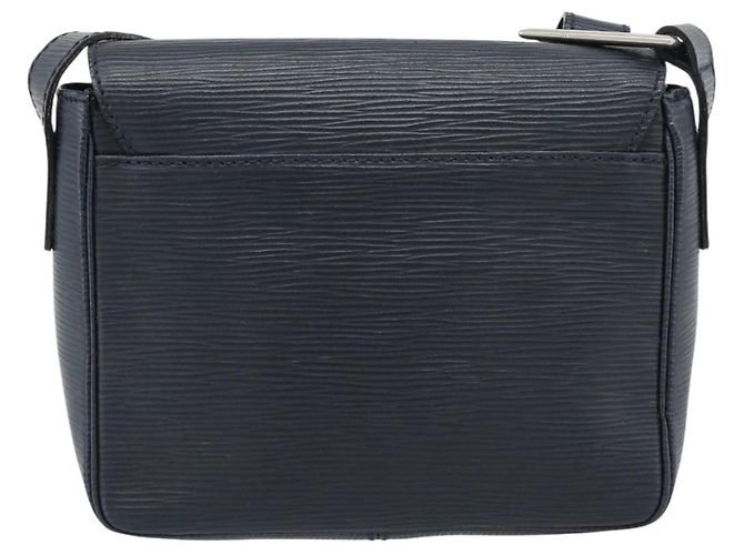 Borsa a Spalla FENDI in Pelle Blu Navy e Argento Auth ep14920A - vista 3