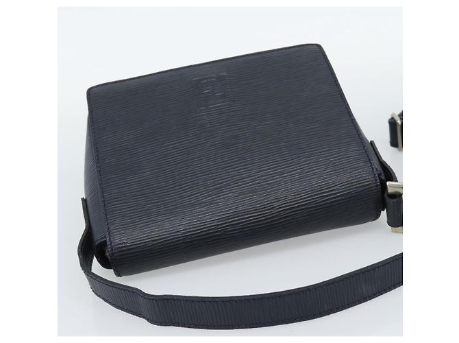 Borsa a Spalla FENDI in Pelle Blu Navy e Argento Auth ep14920A - vista 6