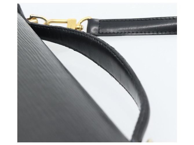 LOUIS VUITTON Epi Monceau 28 Hand Bag Black M52122 LV Auth ka5007 Nero - vista 14