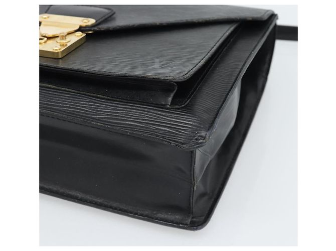 LOUIS VUITTON Epi Monceau 28 Hand Bag Black M52122 LV Auth ka5007 Nero - vista 16