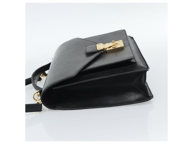 LOUIS VUITTON Epi Monceau 28 Hand Bag Black M52122 LV Auth ka5007 Nero - vista 3