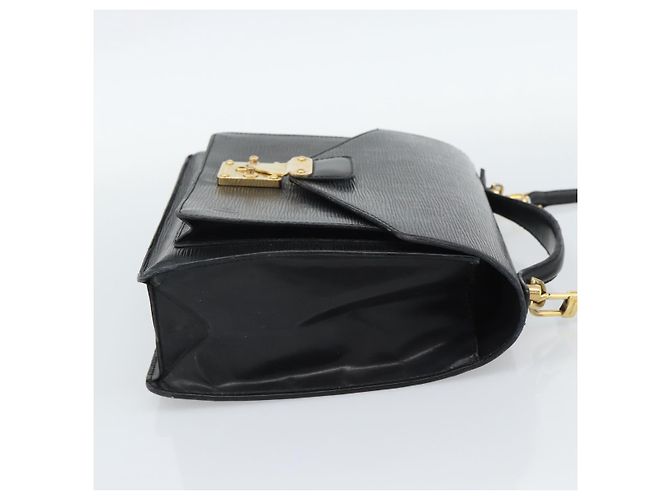 LOUIS VUITTON Epi Monceau 28 Hand Bag Black M52122 LV Auth ka5007 Nero - vista 4