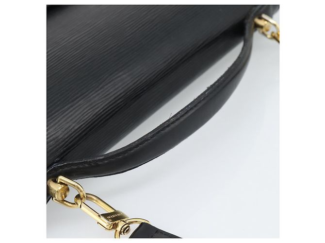 LOUIS VUITTON Epi Monceau 28 Hand Bag Black M52122 LV Auth ka5007 Nero - vista 7