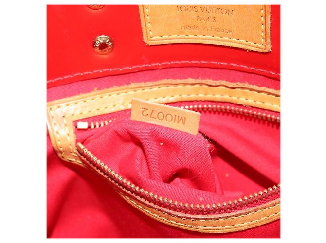 LOUIS VUITTON Monogram Vernis Reade PM Handtasche Rouge M91088 LV Auth 189168 Rot - Ansicht 12