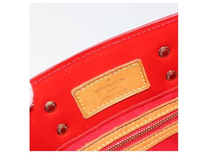 LOUIS VUITTON Monogram Vernis Reade PM Handtasche Rouge M91088 LV Auth 189168 Rot - Ansicht 18