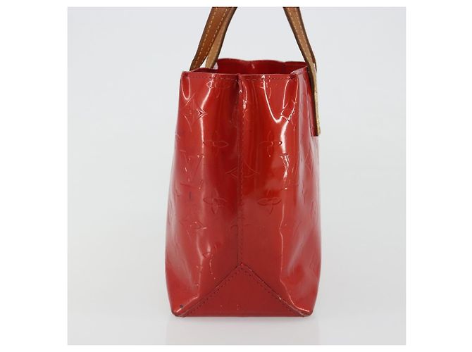 LOUIS VUITTON Monogram Vernis Reade PM Handtasche Rouge M91088 LV Auth 189168 Rot - Ansicht 3