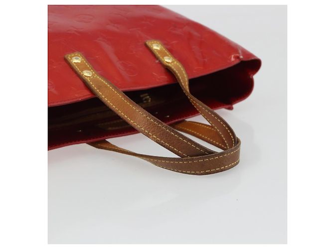 LOUIS VUITTON Monogram Vernis Reade PM Handtasche Rouge M91088 LV Auth 189168 Rot - Ansicht 7