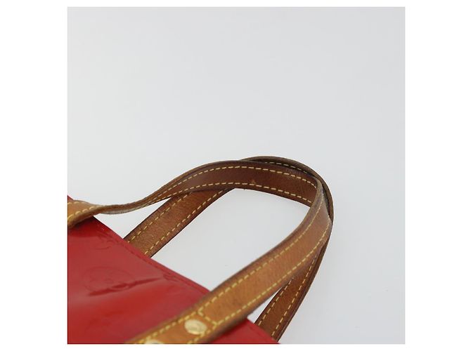 LOUIS VUITTON Monogram Vernis Reade PM Handtasche Rouge M91088 LV Auth 189168 Rot - Ansicht 8