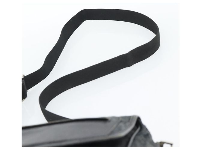 Borsa a Spalla GUCCI GG Canvas Nera 28562 Auth bs35748 Nero Argento - vista 8