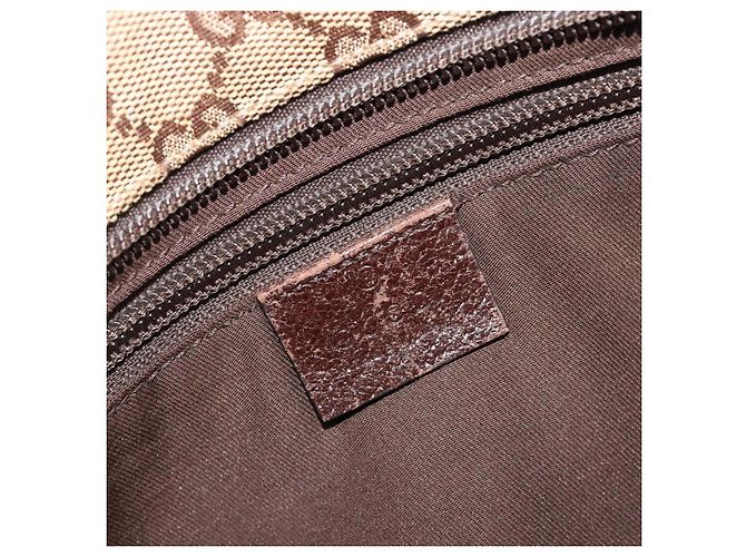 Borsa a tracolla GUCCI GG Canvas Web Sherry Line Beige Argento 189749 Auth mr2613 - vista 17