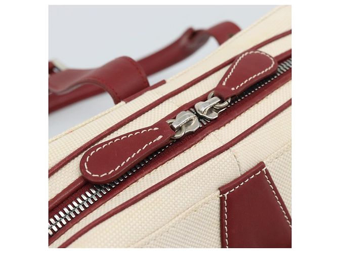 Borsa a mano LOEWE Canvas Beige Argento Auth bs35772 - vista 10