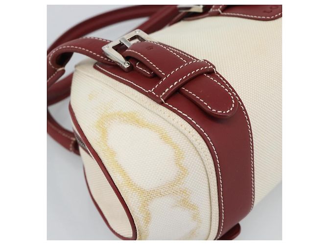 Borsa a mano LOEWE Canvas Beige Argento Auth bs35772 - vista 16