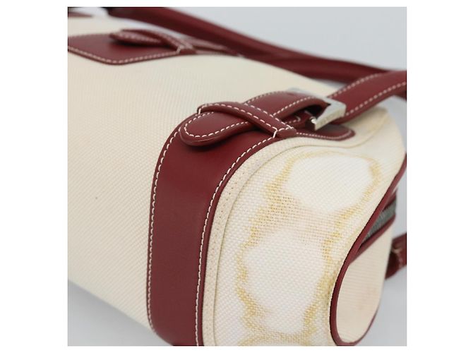 Borsa a mano LOEWE Canvas Beige Argento Auth bs35772 - vista 17