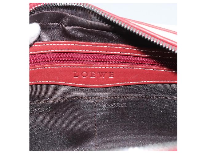 Borsa a mano LOEWE Canvas Beige Argento Auth bs35772 - vista 20