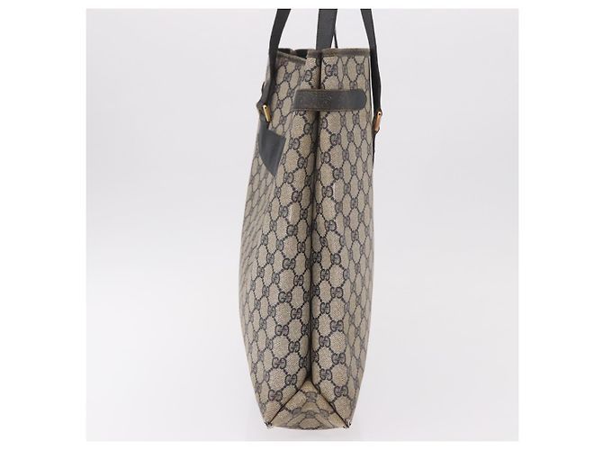 Borsa Tote GUCCI GG Supreme in PVC Blu Navy Oro 39 02 061 Auth 187860 - vista 5