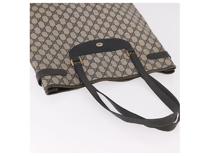 Borsa Tote GUCCI GG Supreme in PVC Blu Navy Oro 39 02 061 Auth 187860 - vista 7