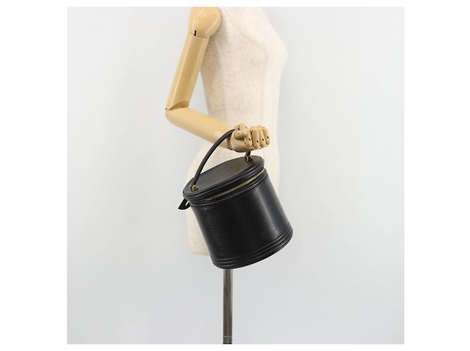 Borsa LOUIS VUITTON Epi Cannes Nera M48032 LV Auth ep14971A Nero - vista 23
