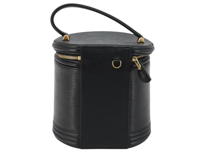 Borsa LOUIS VUITTON Epi Cannes Nera M48032 LV Auth ep14971A Nero - vista 3