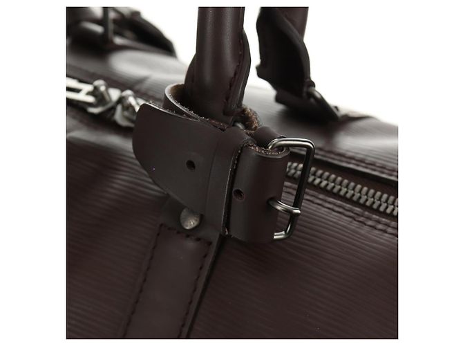 LOUIS VUITTON Epi Keepall 45 Boston Bag Mocha M5906D LV Auth 187277V Marrone - vista 18