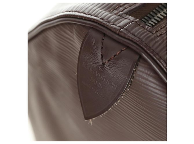 LOUIS VUITTON Epi Keepall 45 Boston Bag Mocha M5906D LV Auth 187277V Marrone - vista 19