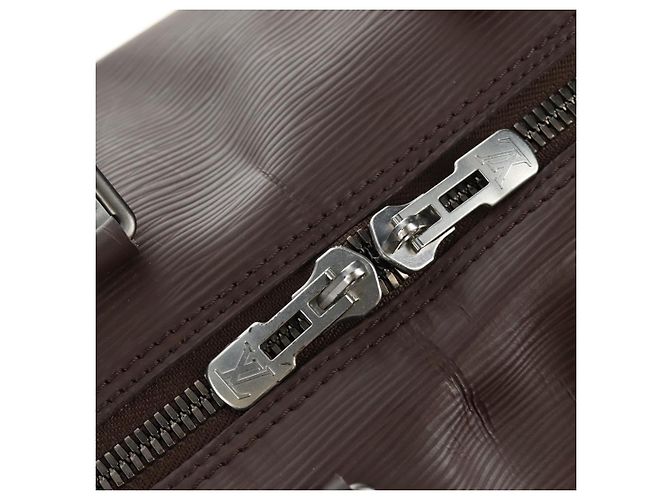 LOUIS VUITTON Epi Keepall 45 Boston Bag Mocha M5906D LV Auth 187277V Marrone - vista 20