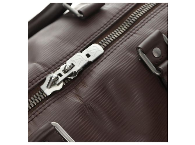 LOUIS VUITTON Epi Keepall 45 Boston Bag Mocha M5906D LV Auth 187277V Marrone - vista 8
