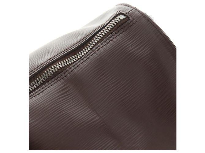 LOUIS VUITTON Epi Keepall 45 Boston Bag Mocha M5906D LV Auth 187277V Marrone - vista 9