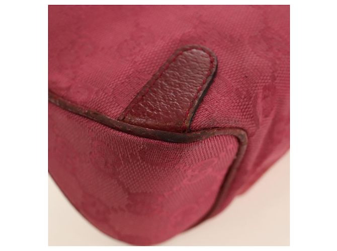 Borsa GUCCI GG Canvas Horsebit Oro Rosa 120984 Auth 189295V D'oro - vista 12