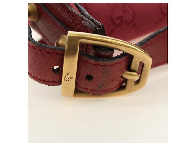 Borsa GUCCI GG Canvas Horsebit Oro Rosa 120984 Auth 189295V D'oro - vista 14