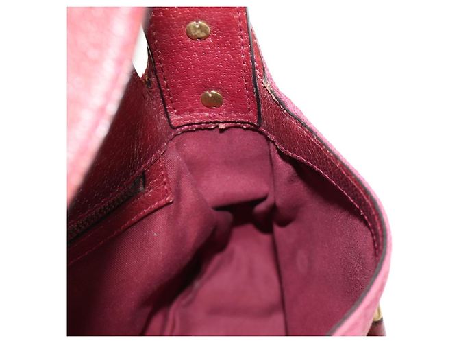 Borsa GUCCI GG Canvas Horsebit Oro Rosa 120984 Auth 189295V D'oro - vista 19
