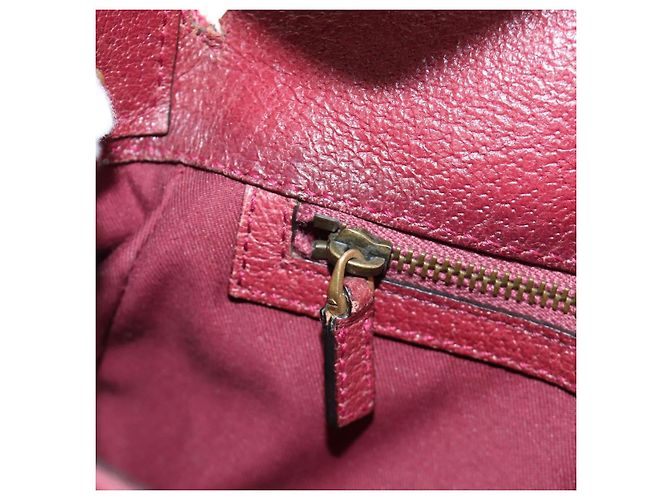 Borsa GUCCI GG Canvas Horsebit Oro Rosa 120984 Auth 189295V D'oro - vista 21