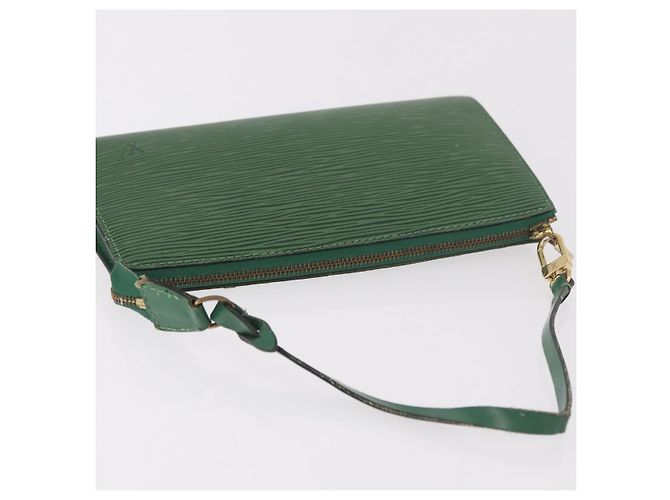 LOUIS VUITTON Epi Pochette Accessoires Pouch Green M52984 LV Auth BA13285 - view 6