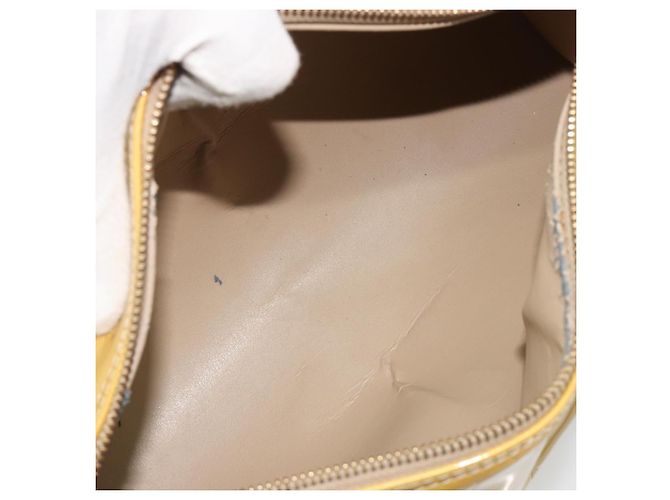 LOUIS VUITTON Borsa Monogram Vernis Bedford Beige M91006 LV Auth 189591 - vista 11