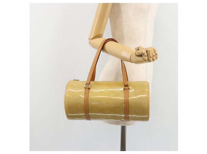 LOUIS VUITTON Borsa Monogram Vernis Bedford Beige M91006 LV Auth 189591 - vista 22