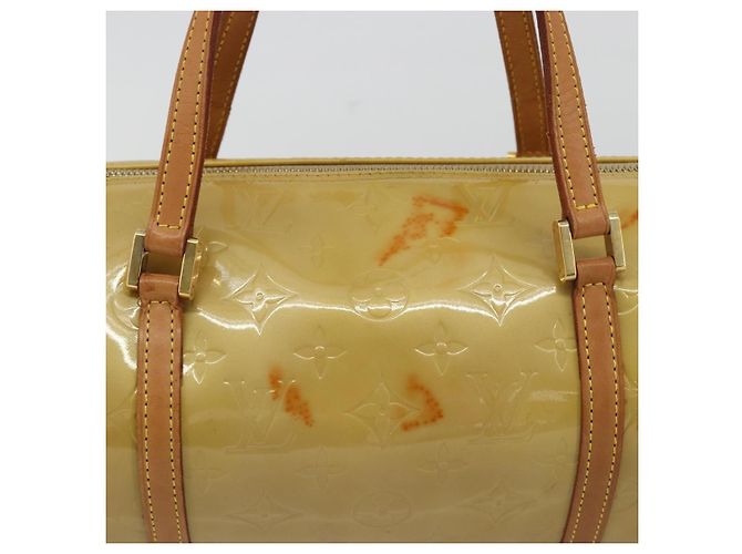 LOUIS VUITTON Borsa Monogram Vernis Bedford Beige M91006 LV Auth 189591 - vista 3